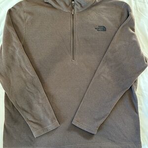 The North Face Men's Taupe Zip-Up Sweater